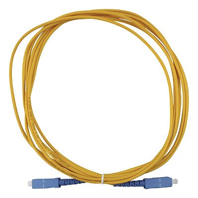Cabo Patch Cord Fibra Óptica Simplex Sc/upc -Sc/upc 1 Metro