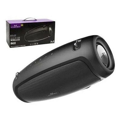 Caixa De Som Bluetooth Rádio 30w Com Alça Maketech BTS37
