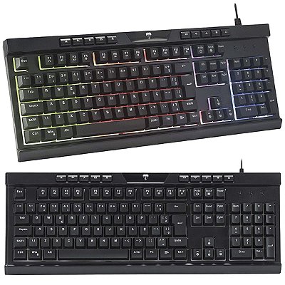 Teclado Gamer Multimídia Rainbow Maketech Vipper GMT-500