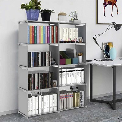 Estante Organizadora MetalPvc Pratica Desmontável 1,25m*80cm