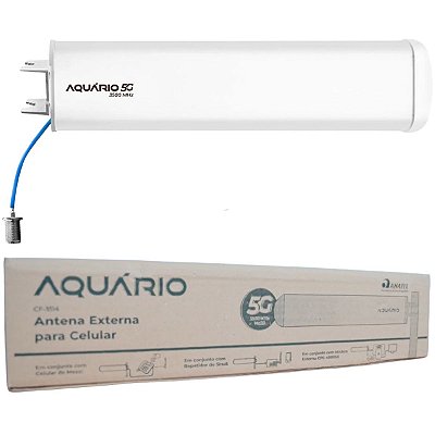 Antena Externa 5G Full Band Direcional 13,5 Dbi Aquario