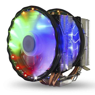 Cooler para processador universal Intel Ultra Amd Ryzen Rgb