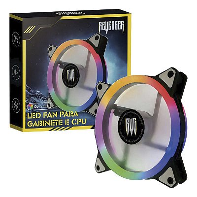 Cooler Para Gabinete Rgb 120mm Revenger G-Vr306 1500Rpm