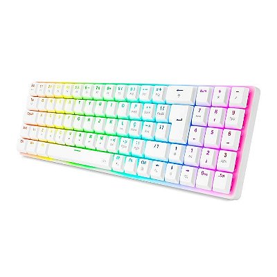 Teclado Gamer Redragon Mecanico Ashe Rgb Switch Azul 78%