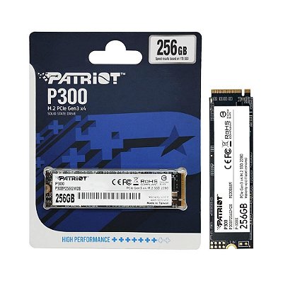 Ssd Patriot 256Gb M.2 Nvme Gen3X4 P300 1700/1000Mbs
