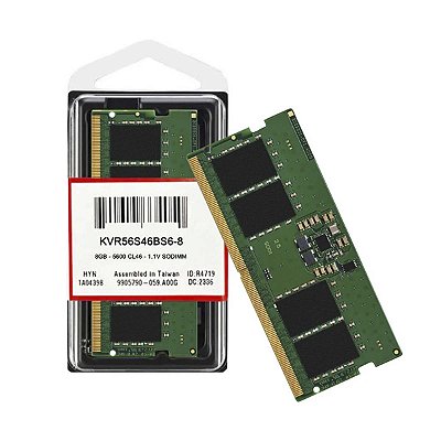 Memoria Para Notebook 8Gb Ddr5 5600Mhz 1.1v Kingston
