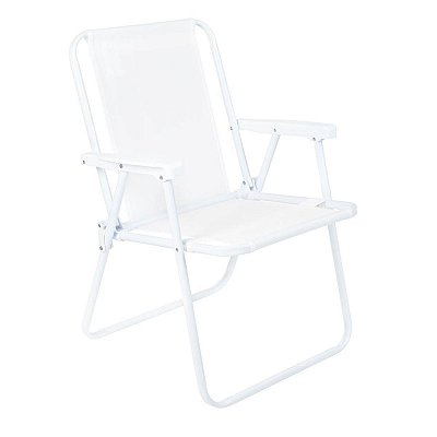 Cadeira Alta Mor Pvc 110Kg Branca 54cm Largura Lançamento