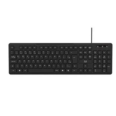 Teclado Com Fio Soft Silence Abnt2 Multilaser Tc144 Preto