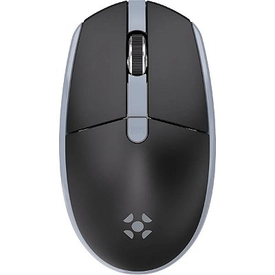 Mouse Sem Fio Óptico Ergonômico Fortrek Bluetooth MW11 Preto