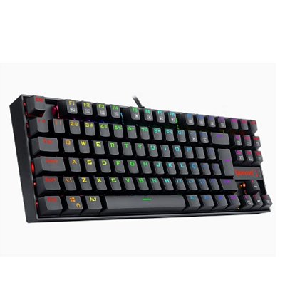 Teclado Mecanico Gamer Kumara Rgb Preto Switch Preto Abnt2