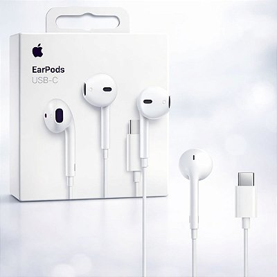 Fone de Ouvido Original Apple Earpods Conector USB-C