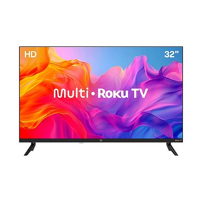 Smart TV Multi Roku 32" com imagem HD 3 HDMI 2 USB - TL052M