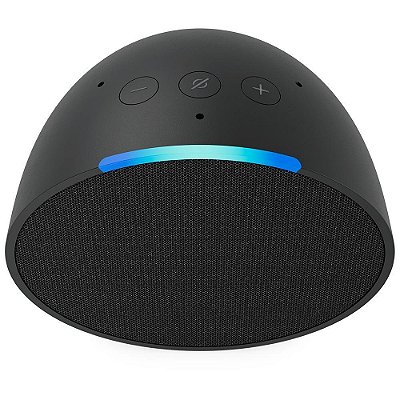 Amazon Echo Pop com Alexa Caixa de Som Inteligente Preto
