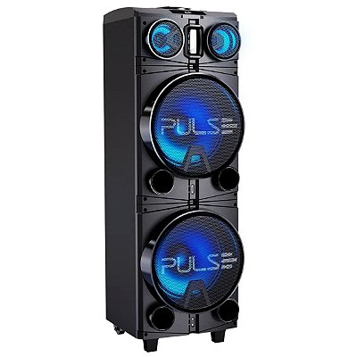Caixa De Som Bluetooth Pulse Storm 2 10 Pol Led Rádio 1500w