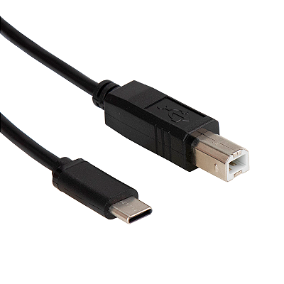 Cabo Usb-c Para Impressora Usb-b 1.8 Metros Android Otg