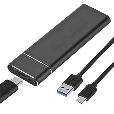 Case Para Ssd M.2 2230 2280 Nvme E Sata 3 Usb 3.0 10Gbps