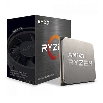 Processador Amd Am4 Ryzen 5 5500 3.6GHz Turbo 4.2GHz 16Mb