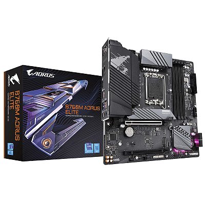 Placa Mae Gigabyte B760M Aorus Elite 1.2 Intel 1700 Ddr5