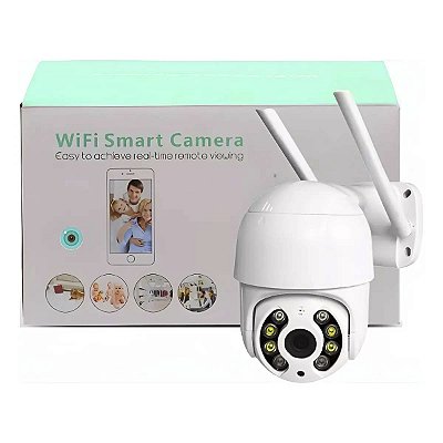 Camera Ip Speed Dome Zoom 4 X Ptz Ip66 Wi-Fi (branco) Sw-A8