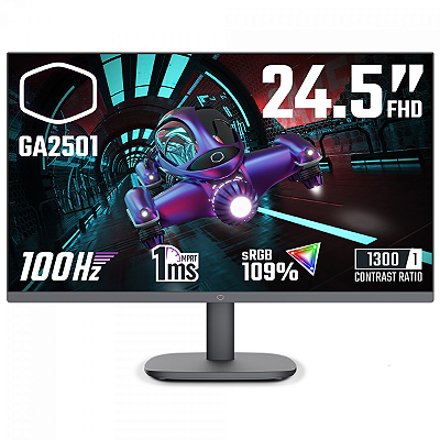 Monitor Gamer Cooler Master GA2501 24,5'' IPS FHD 1ms 100Hz