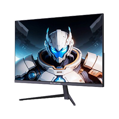 Monitor Gamer 23,8" Curvo Trace Bluecase Full Hd 75Hz Preto