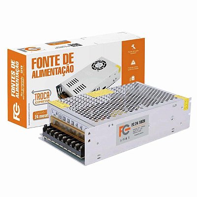 Fonte de Alimentação FC Fontes Chaveada Colmeia 24V 10A 240W