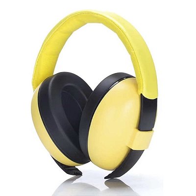 Protetor Auditivo De Orelha Abafador Ruído Autismo Amarelo
