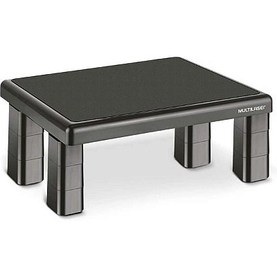 Suporte Ergonômico Nr17 Multiníveis Para Monitor Preto Ac125