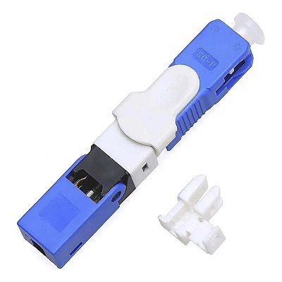 Conector Fibra Optica Reutilizável Sc/Upc Trava Clip Esc