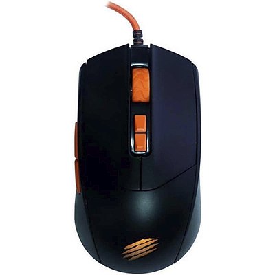 Mouse Gamer Preto e Laranja Hades 7 Botões 3.600 Dpi Oex