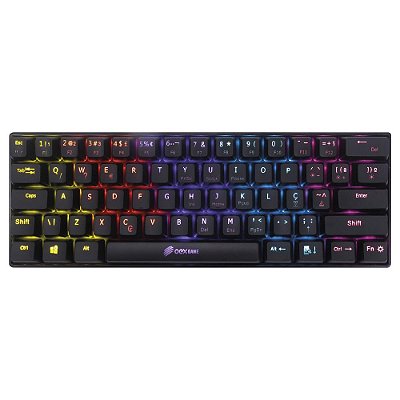 Teclado Mecânico Ziggy Led Switch Outemu Red Led Oex Tc607