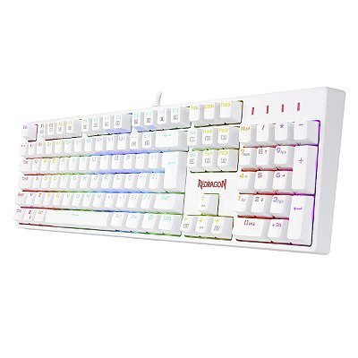 Teclado Gamer Redragon Surara Pro Rgb White Switch Optico Az
