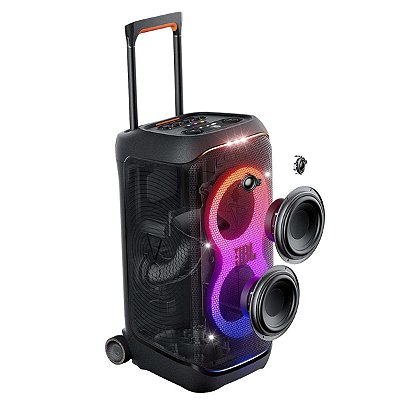 Caixa de Som Bluetooth JBL Partybox Stage 320 240W Rms Preta