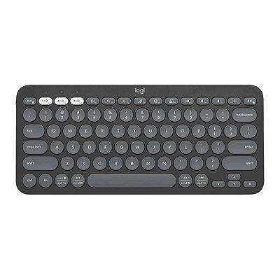 Teclado Logitech K380 Pebble Keys 2 Grafite Sem Fio