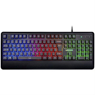 Teclado Legacy Membrana USB Com Fio Preto ABNT2 Full Size