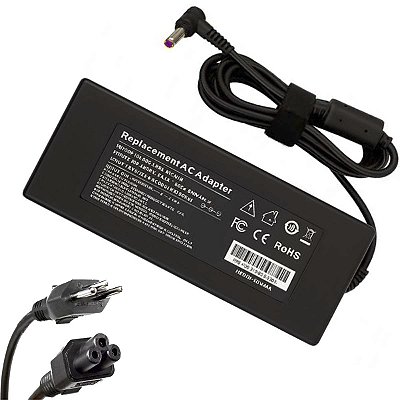 Fonte Para Acer Nitro 5 AN515 V15 19v 7.1a 135W 5,5*1.7mm