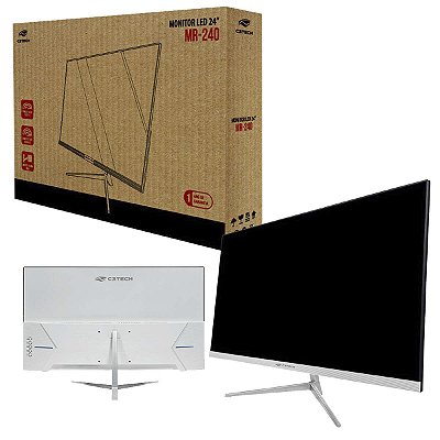 Monitor Gamer Led 24 Branco Full Hd Tela Ultra Fina Mr-240