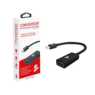 Conversor Video Mini Displayport Para Hdmi 15Cm thunderbolt