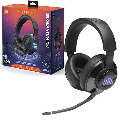 Fone Headset Gamer Jbl Quantum 400 Usb P3 Para Ps5 Ps4 Pc