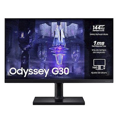 Monitor Gamer Samsung 24 Odyssey G30 Fhd 144hz Pivot Hdmi/Dp