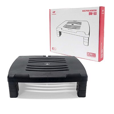 Suporte Para Monitor Até 10kg 27" Note 17" 4 Níveis Altura