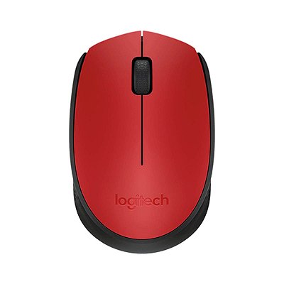 Mouse Optico Wireless Vermelho M170 Logitech