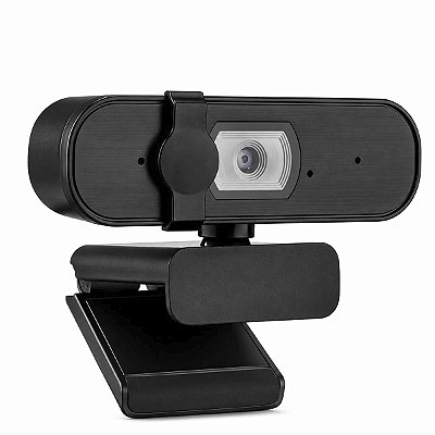 Webcam Multilaser 2K WC057 com Microfone e Foco Automático