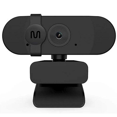 Webcam Multilaser HD 720p WC056 com Microfone e Foco Fixo