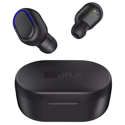 Fone De Ouvido Bluetooth Com Display 1Hora AUT114 Preto