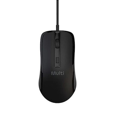 Mouse Com Fio MF360 USB 4 Botoes Preto Multi MO686