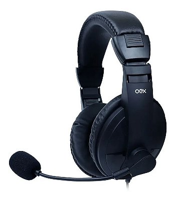 Fone Headset Usb Ajustável Microfone Call Pro Oex Hs102