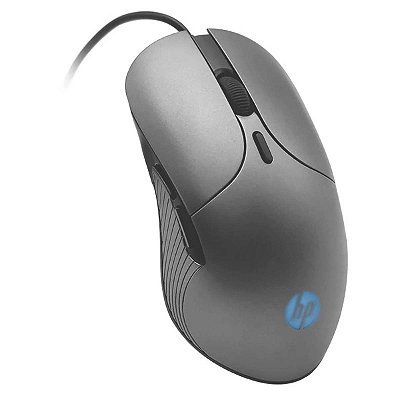 Mouse Gamer Hp M280 Rgb 2400 Dpi 6 Botões Usb Chumbo