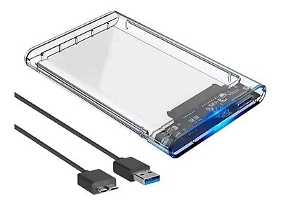 Case Slim P/ Hd Externo Computador Ssd Hdd Sata 2.5 Usb 3.0