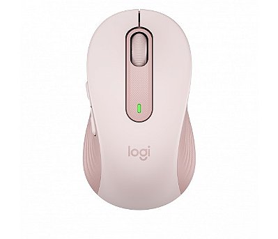 Mouse sem Fio Logitech M650 Signature USB e Bluetooth Rose